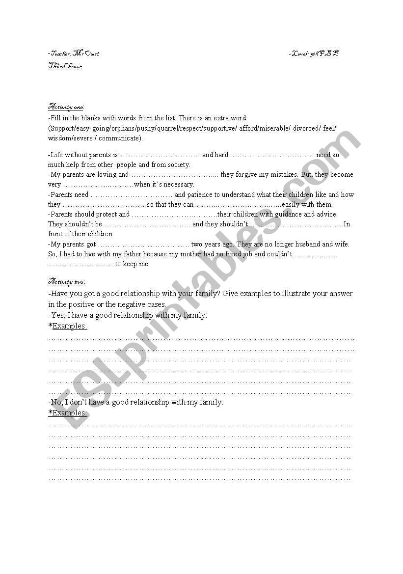 Wh questions worksheet