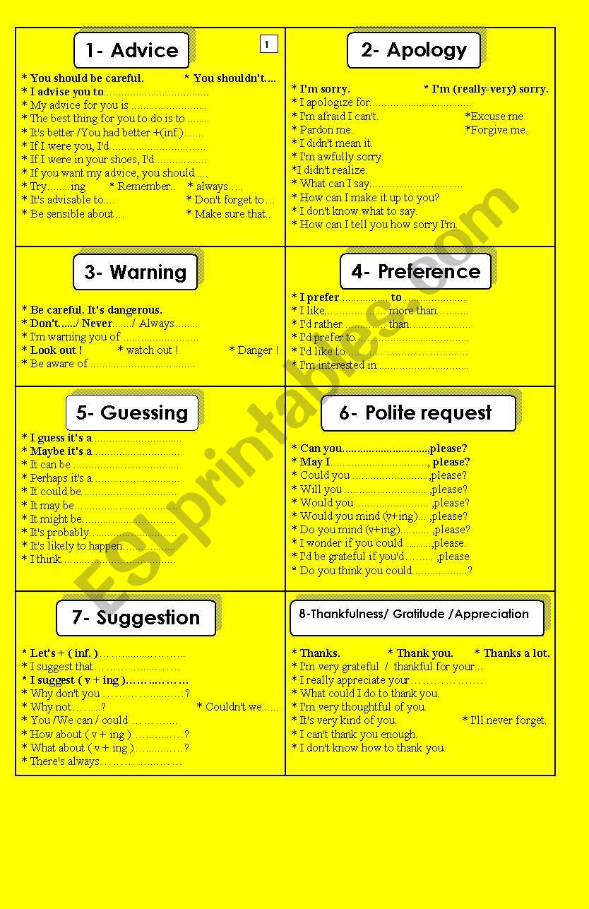 english functions worksheet