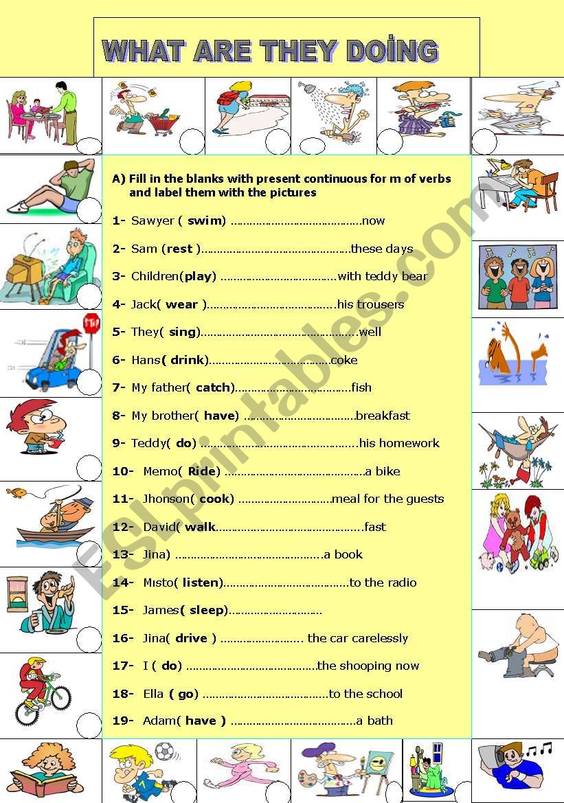 Present Continuous tense( very useful)
