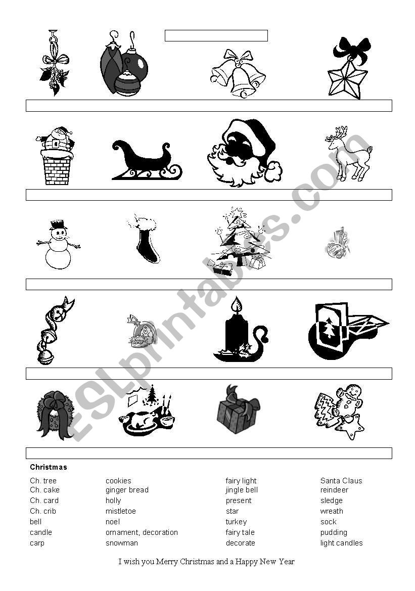Christmas worksheet