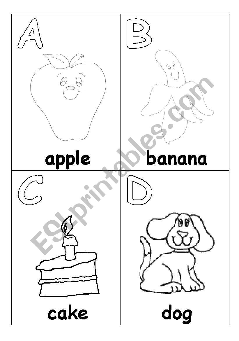 ABC Poster worksheet