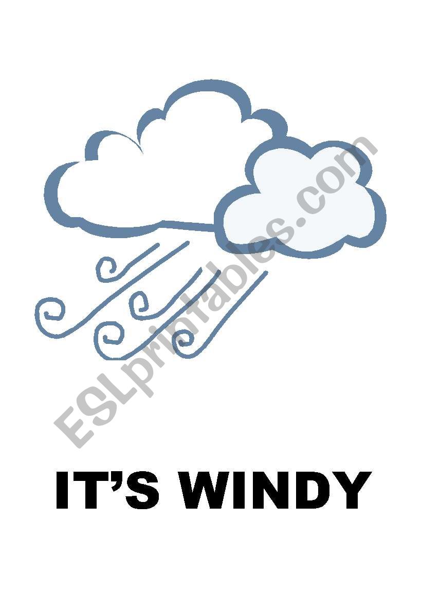 Weather- flashcards worksheet