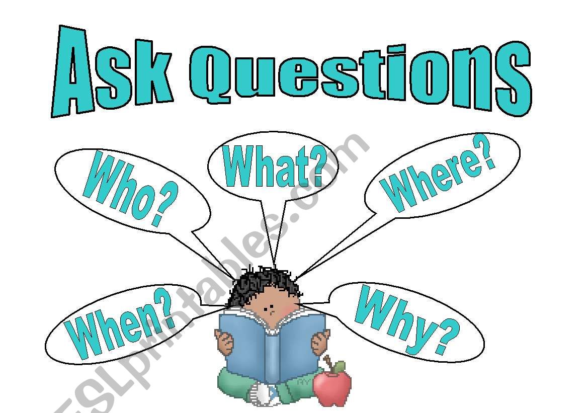 questions poster worksheet