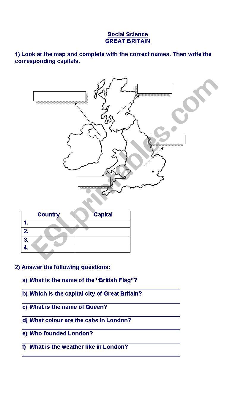 Great Britain + Social Science