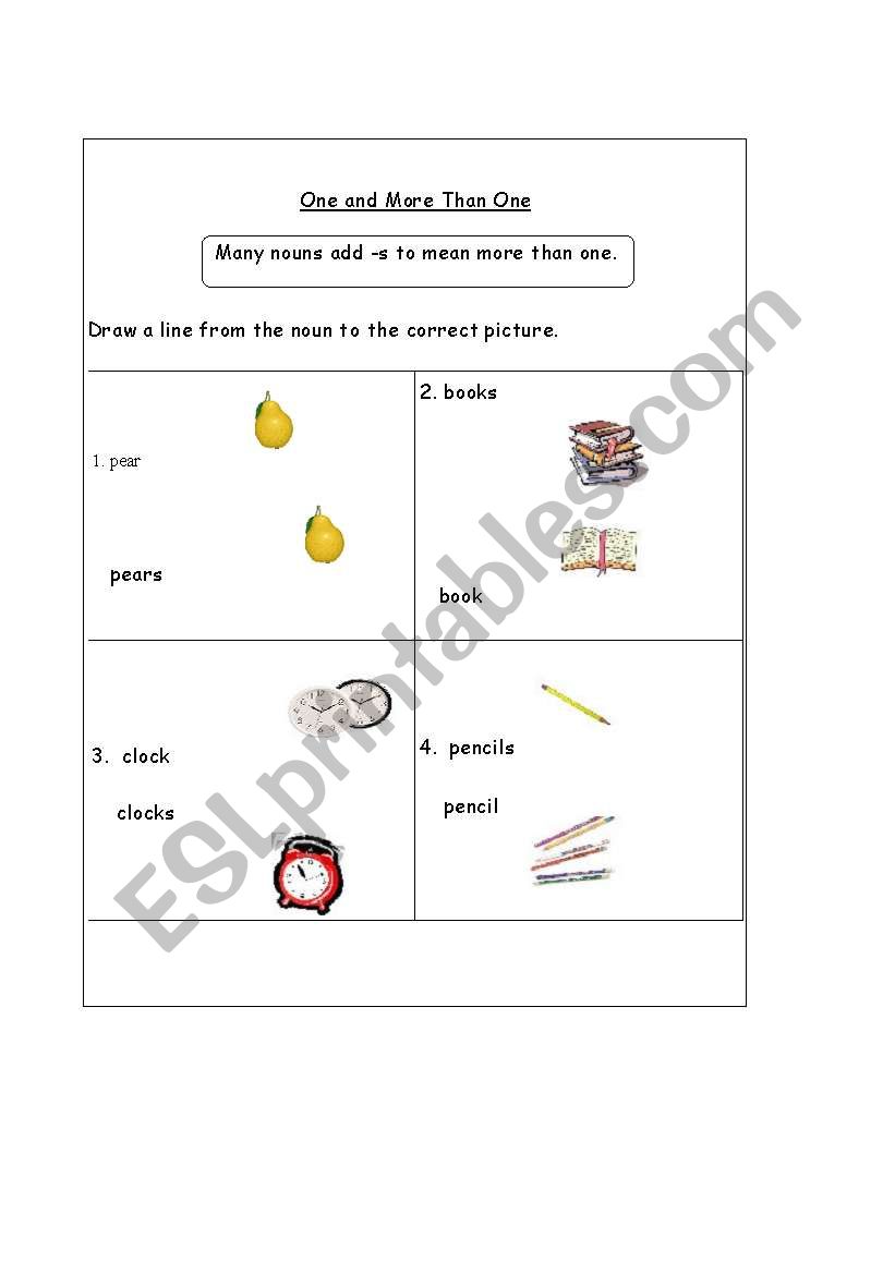 One or more than one worksheet
