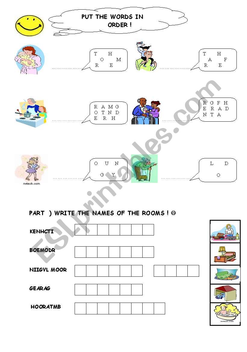 family worksheet