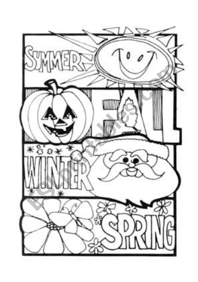 seasons of the year worksheet