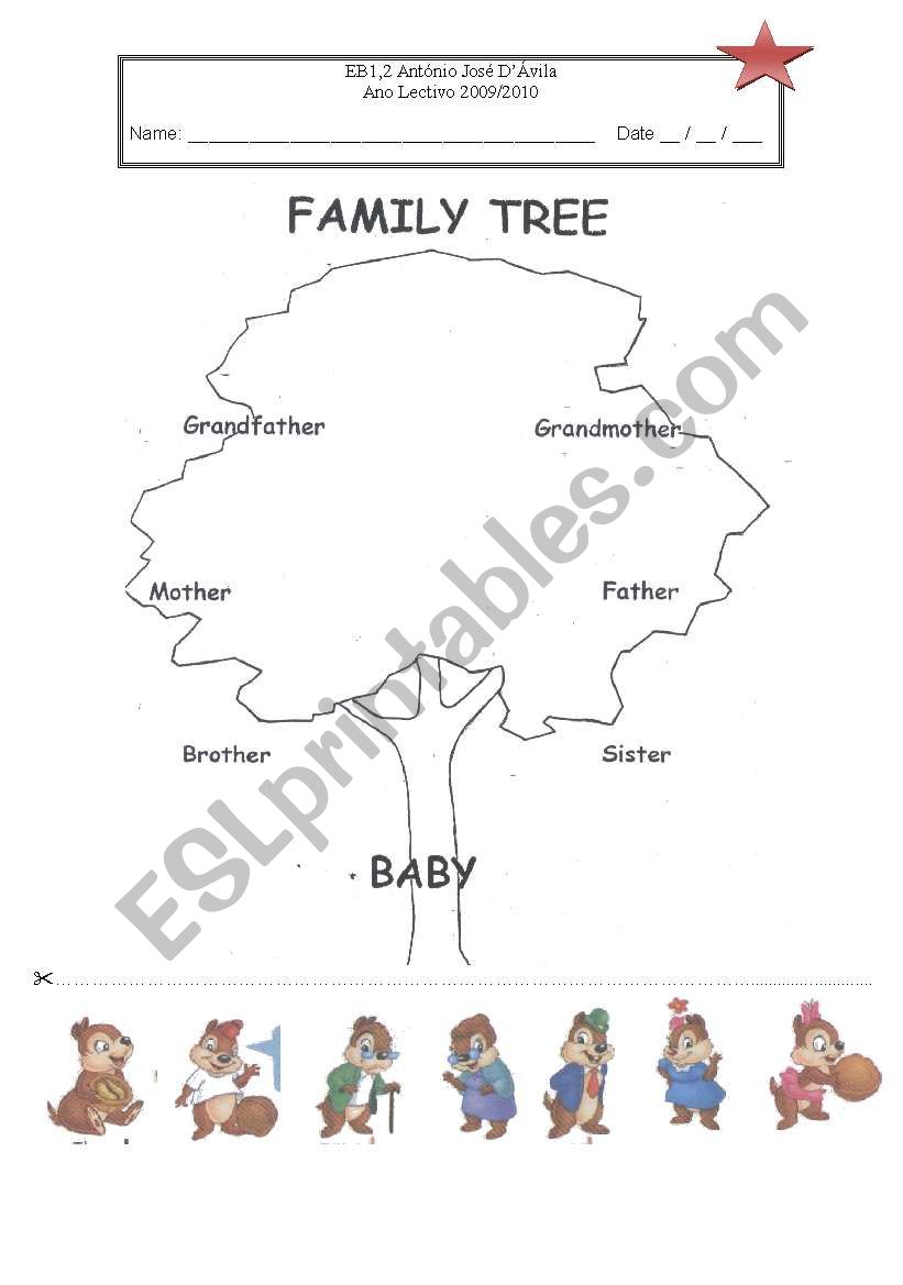 Family Tree worksheet