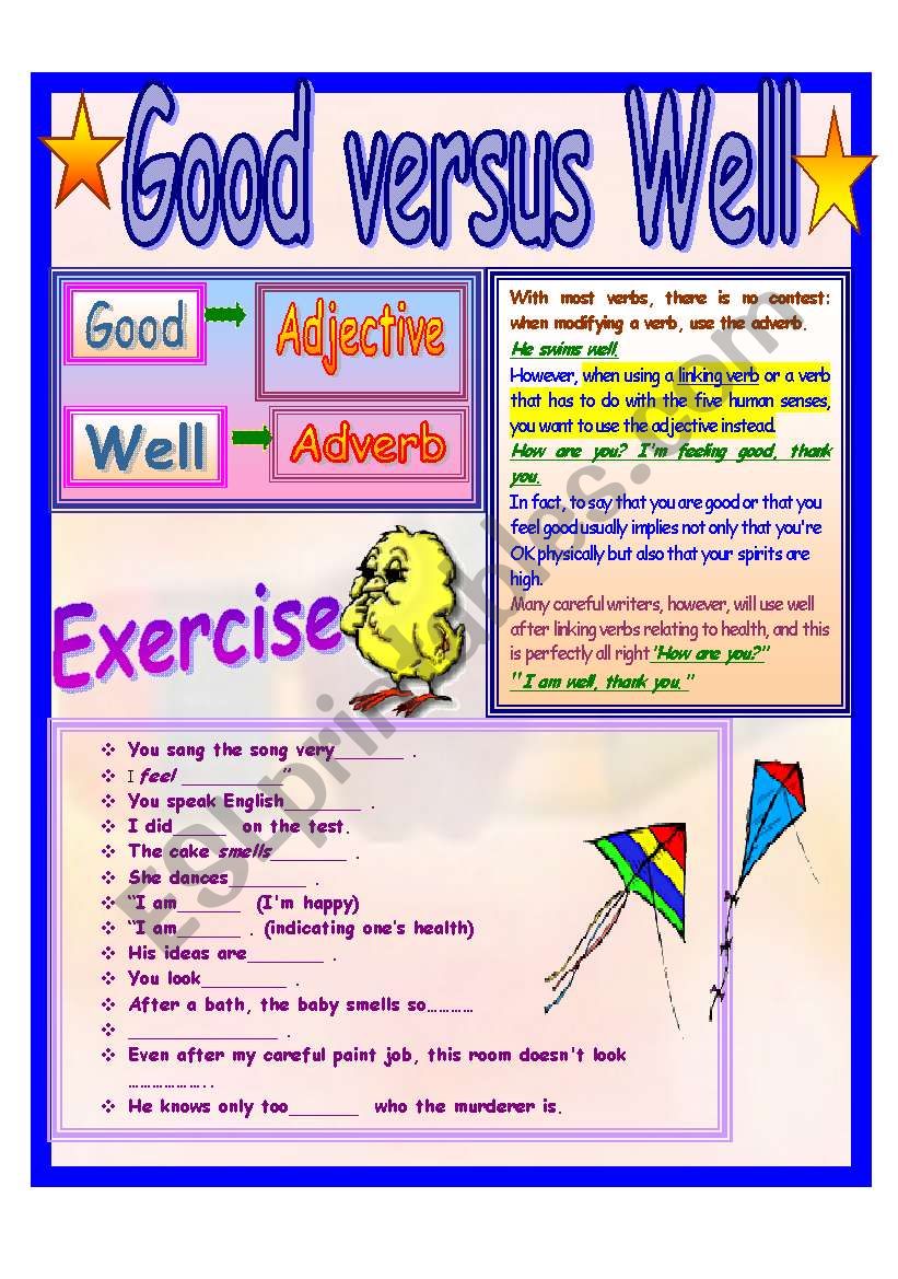 good-versus-well-worksheet-worksheets-for-kindergarten
