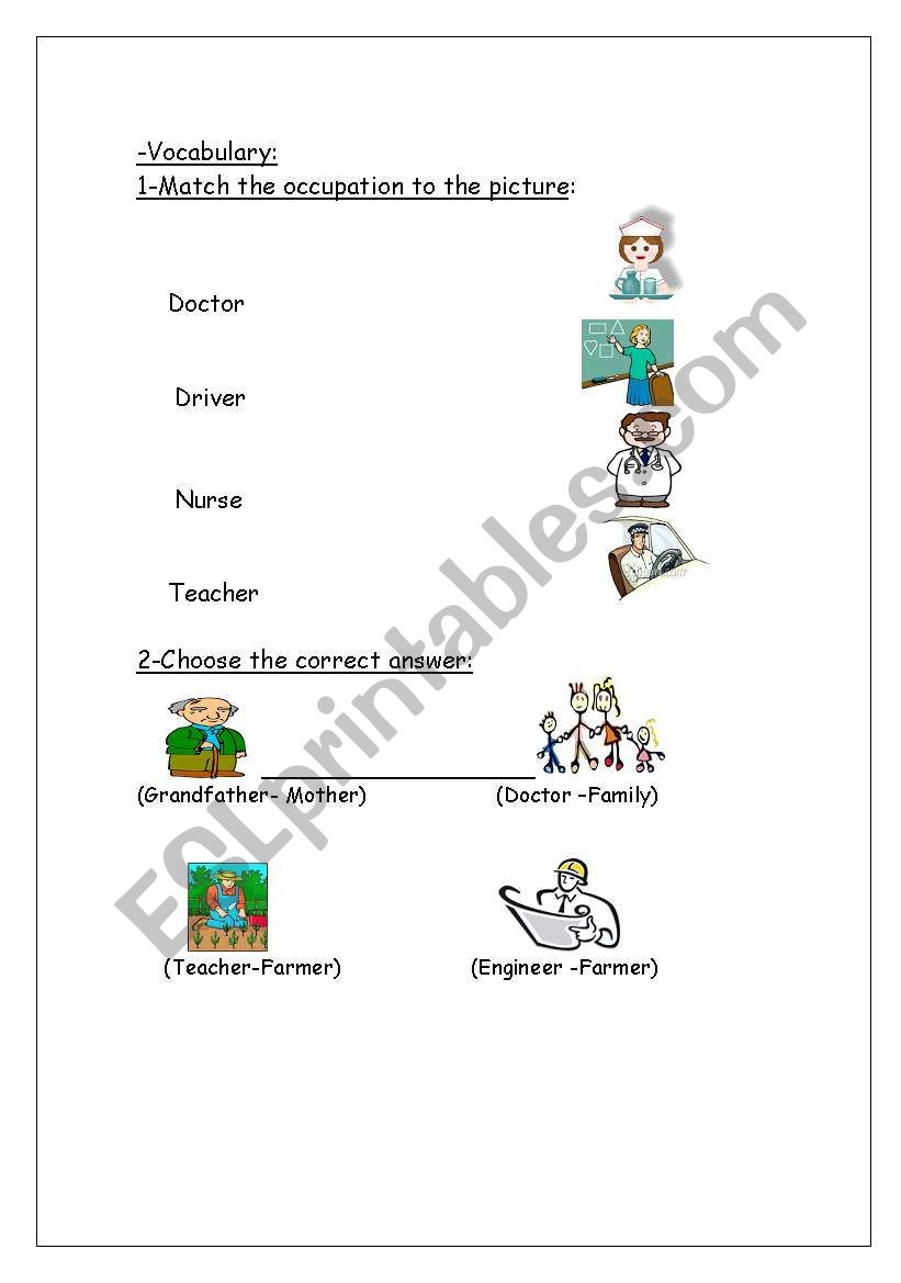 Vocabulary paper worksheet