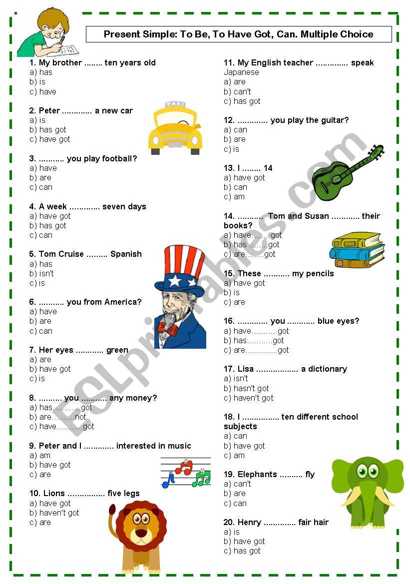 multiple-choice-present-simple-be-have-got-can-esl-worksheet-by