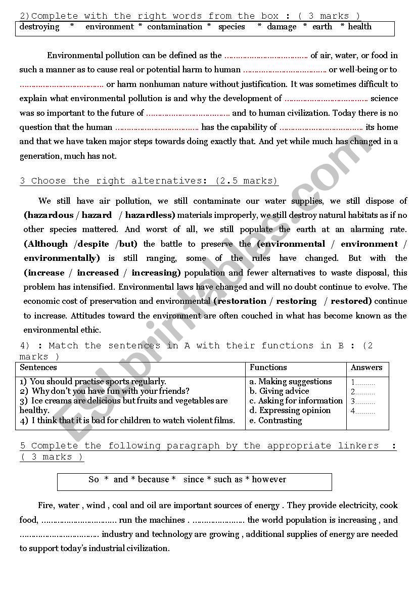 mid of term test n 2 worksheet