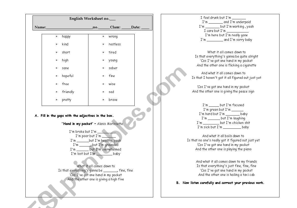 INTRODUCE YOURSELF worksheet