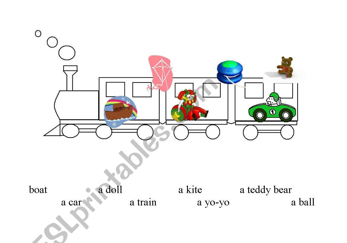 toys shapes colours worksheet