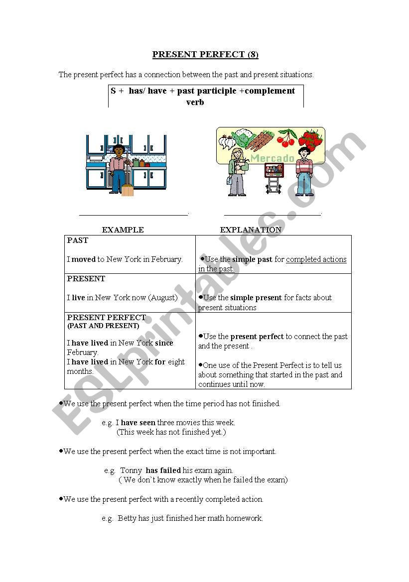 Present Perfect and Present Perfect Continuous