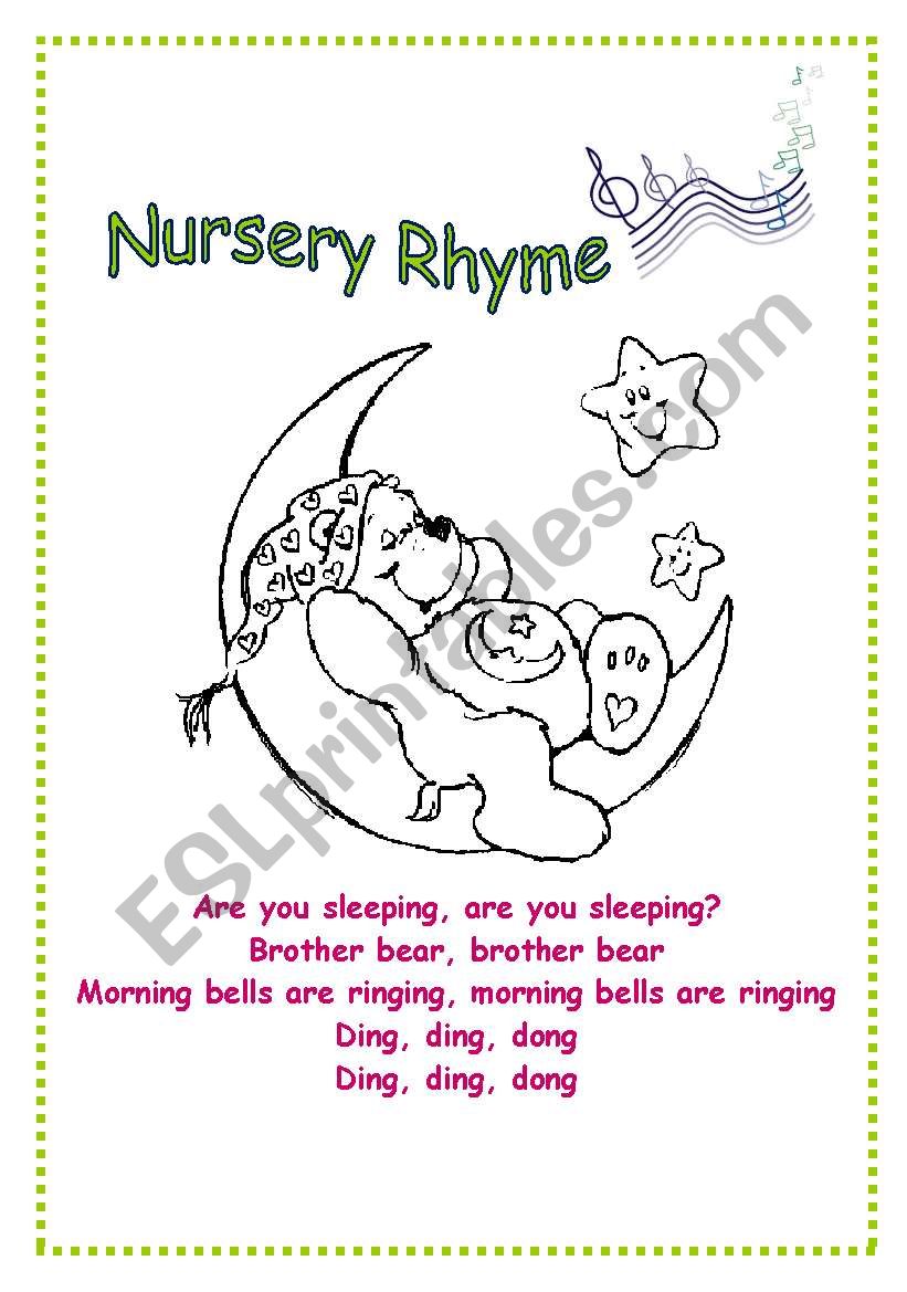 Brother Bear worksheet