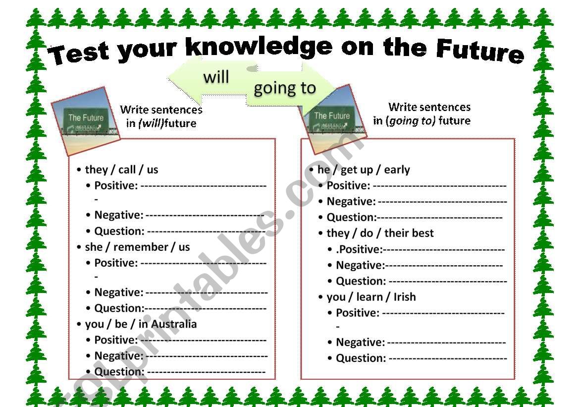 future worksheet