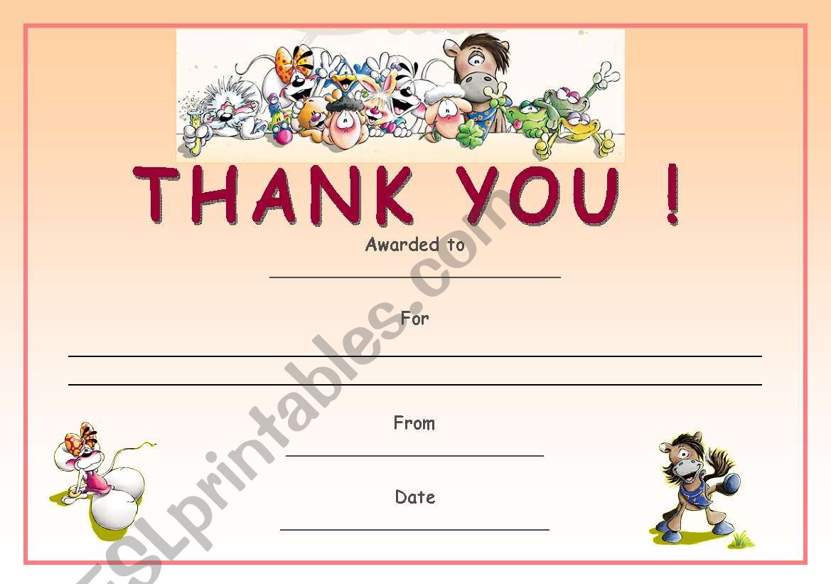 Free Printable Esl Certificates And Games