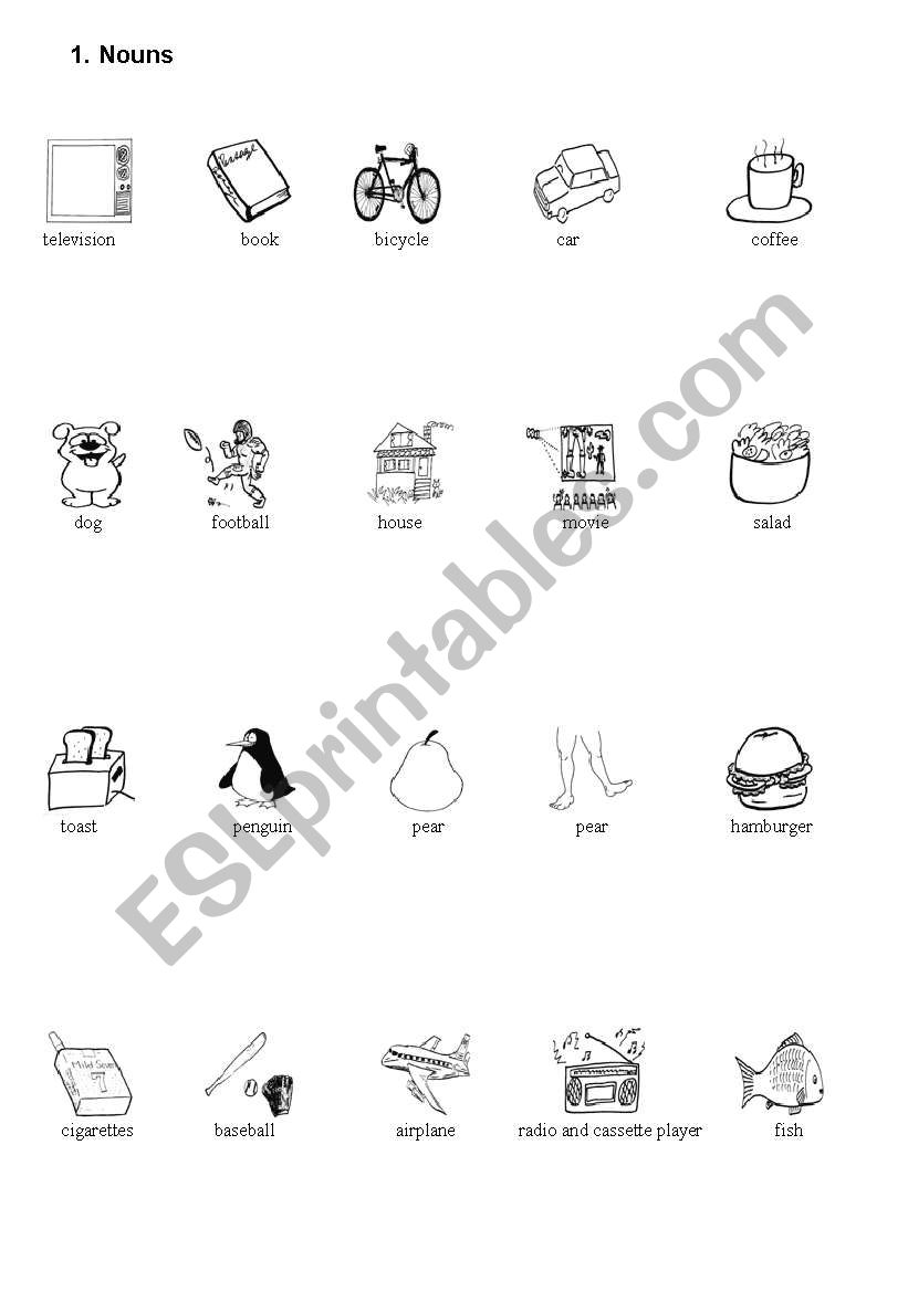 vocabulary worksheet