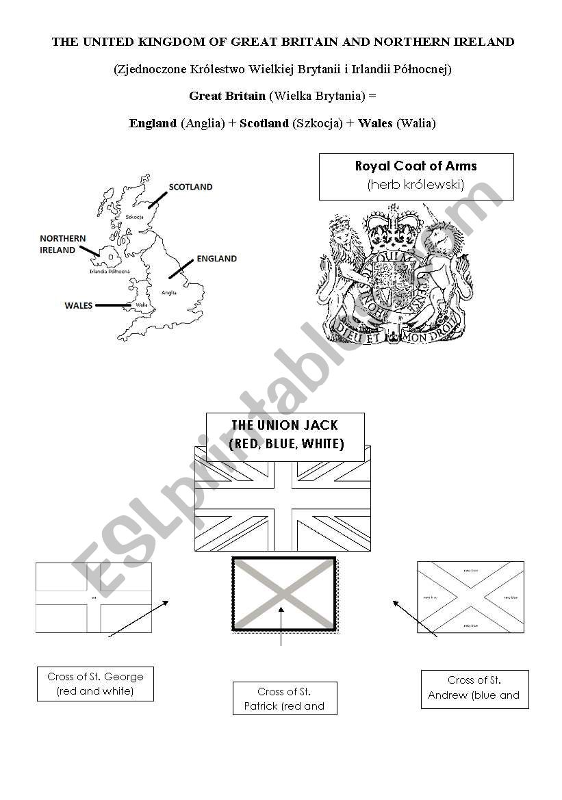 United Kingdom worksheet