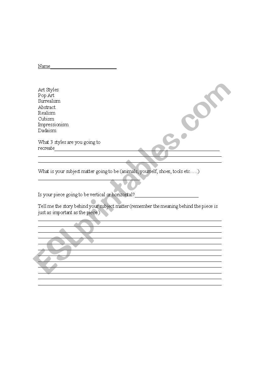 movie fill out worksheet