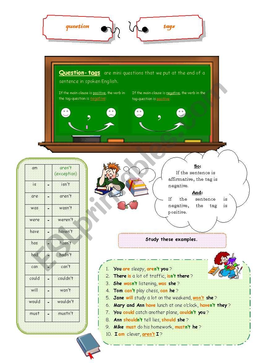 Question-tag:  study-guide worksheet