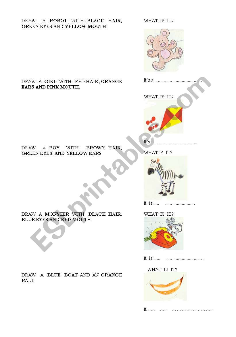 TEST FOR 2 GRADE worksheet