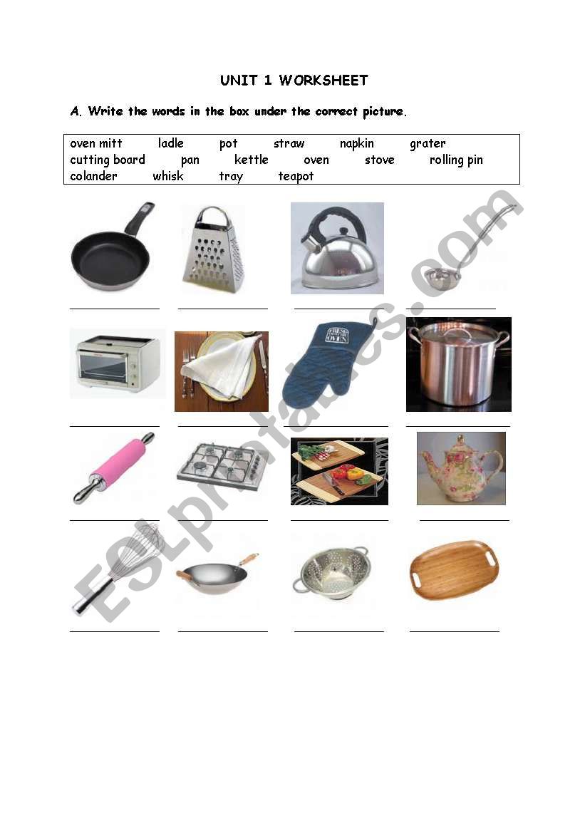 Kitchen Items / Could couldnt