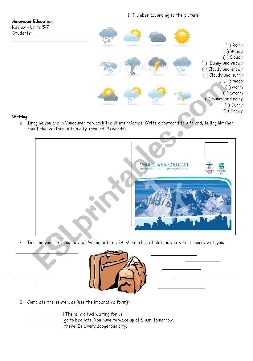 first page review worksheet