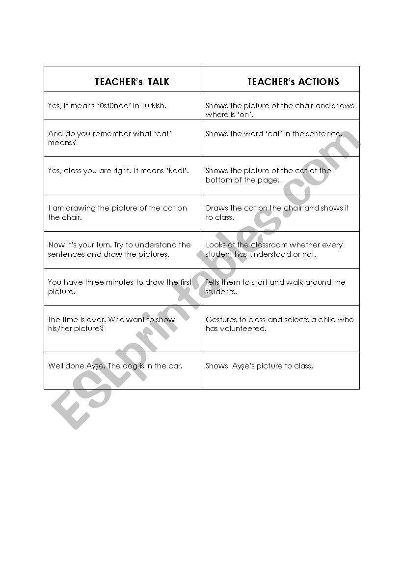 teacher talk 2 worksheet