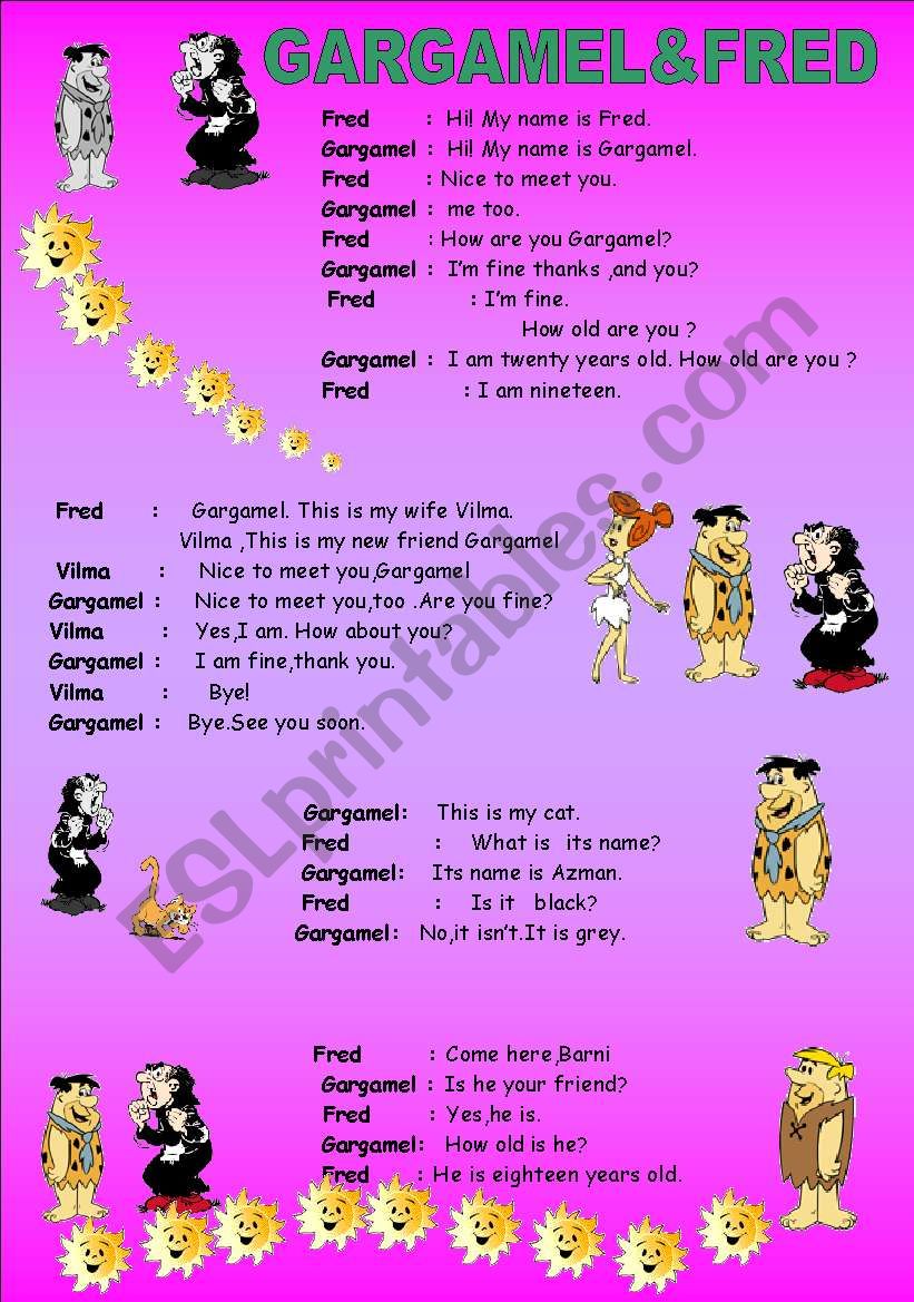 GREETÝNGS  worksheet