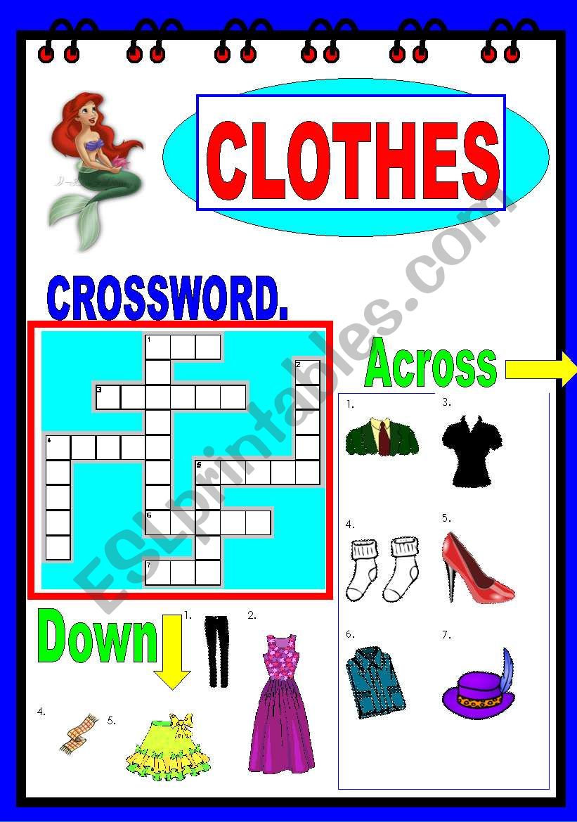 CLOTHES worksheet