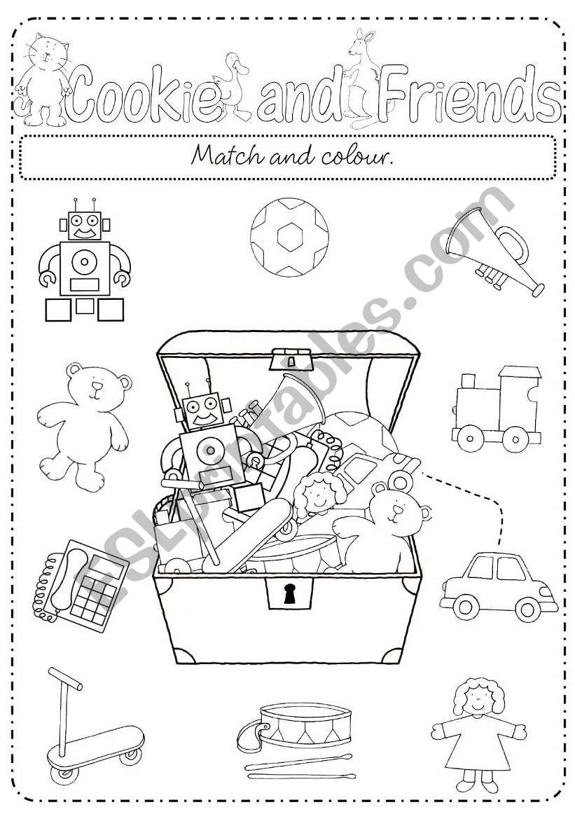 Toys worksheet