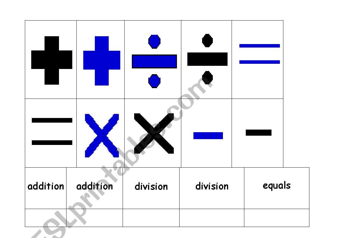 Numeracy Flashcards worksheet