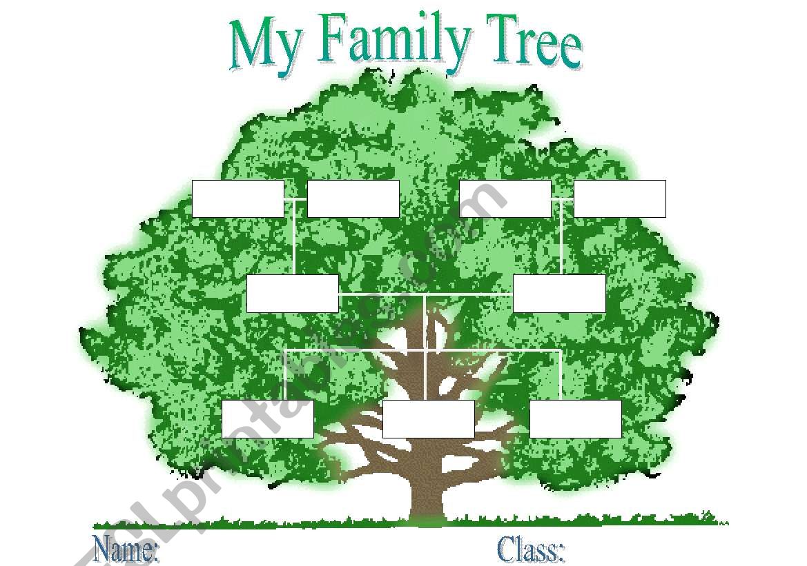 family tree worksheet