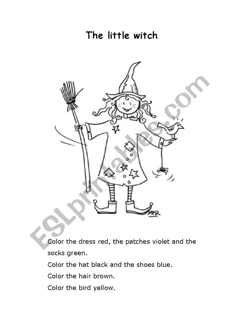 English for kids - The little witch