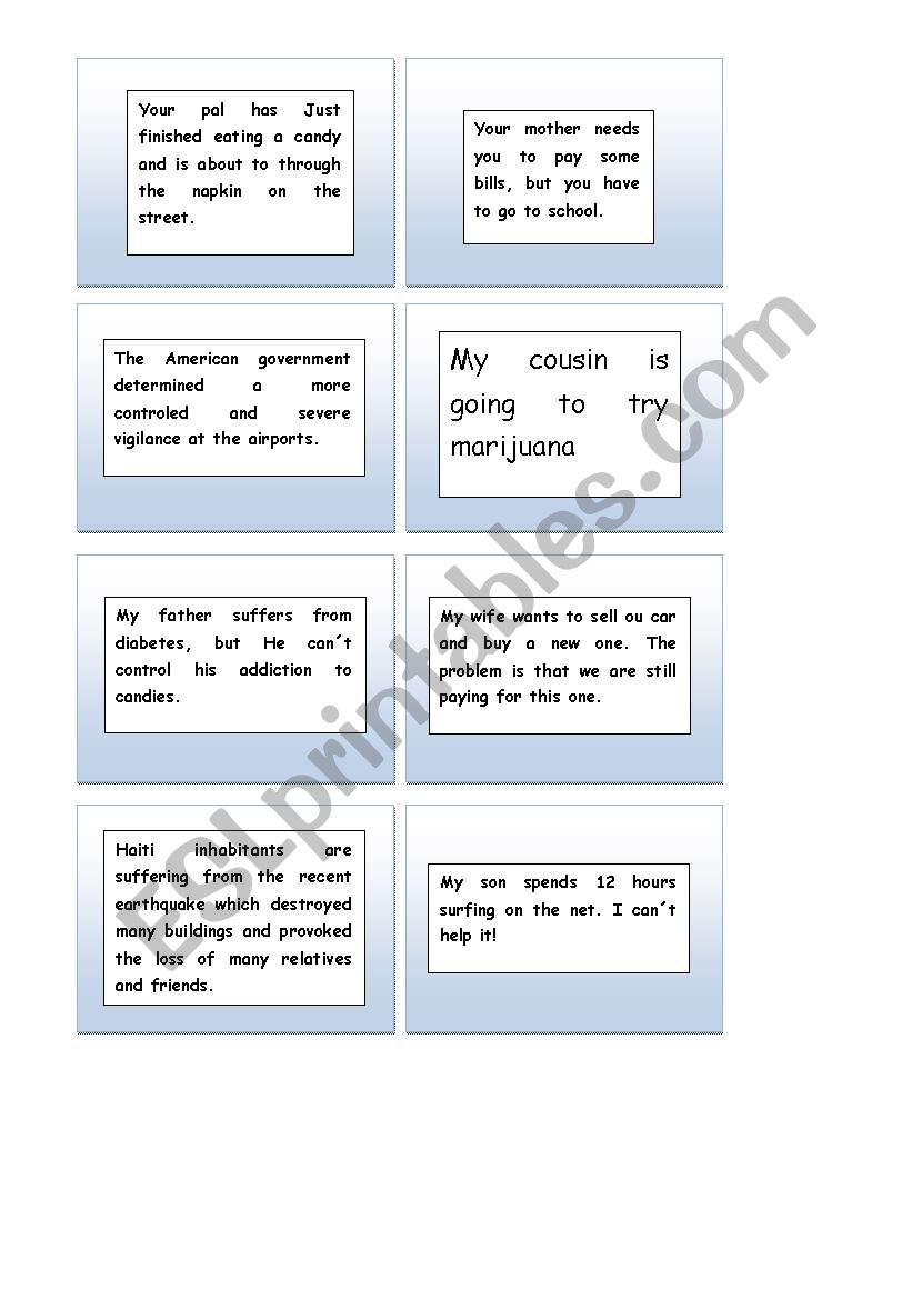 THE TRAFFIC LIGHT GAME worksheet