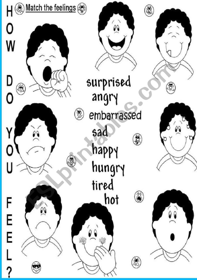 how do you feel? worksheet