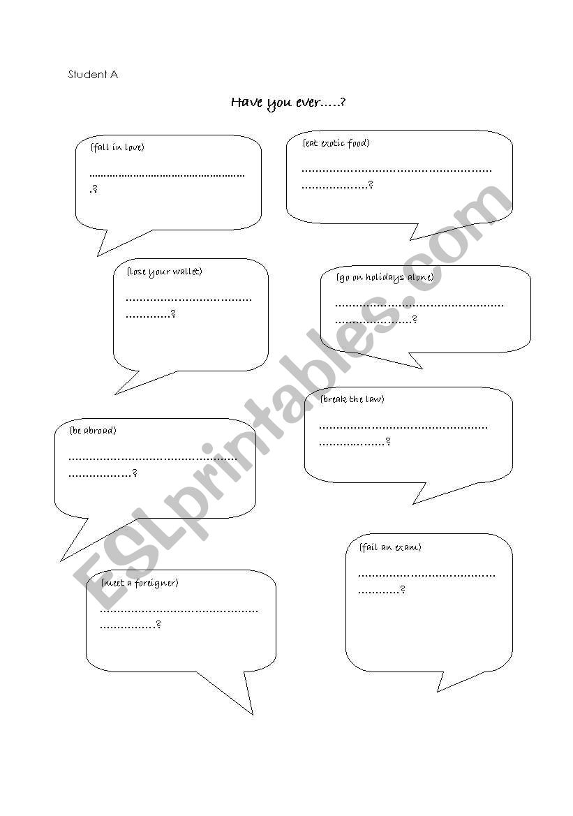 Present Perfect and Past Simple in speaking