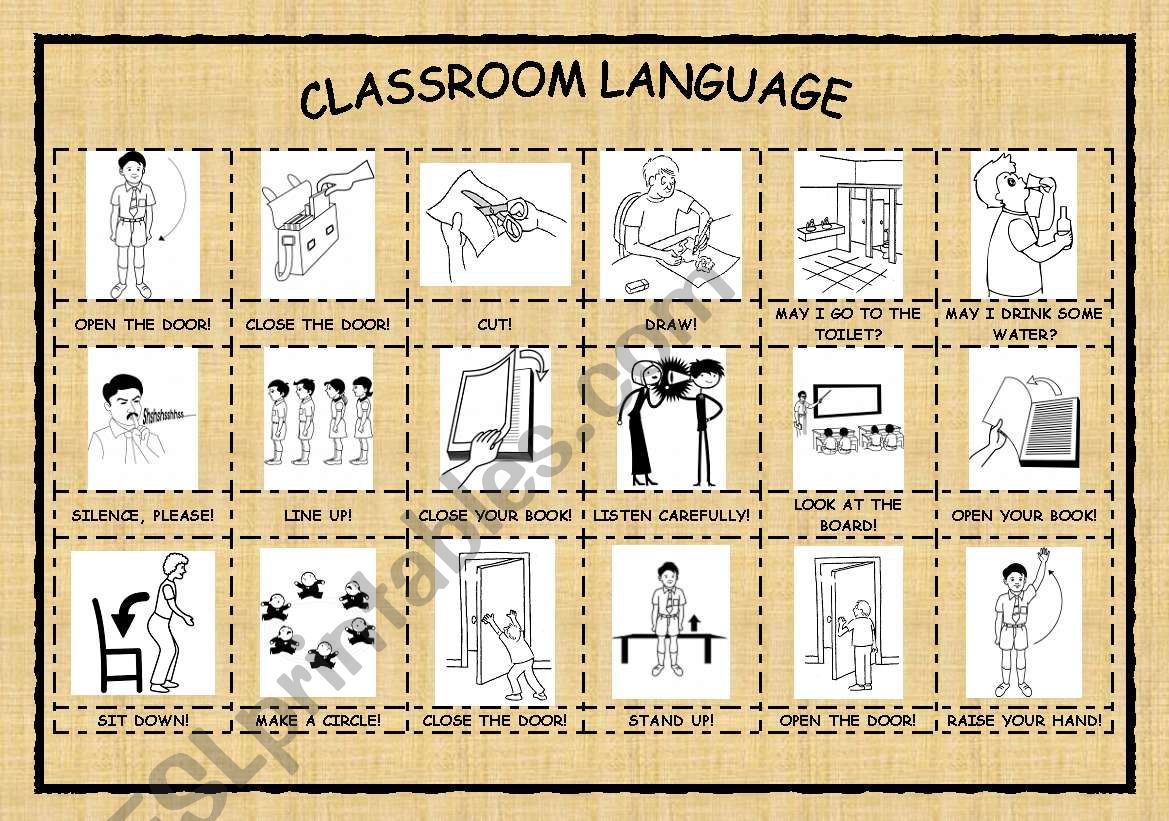 PICTIONARY worksheet