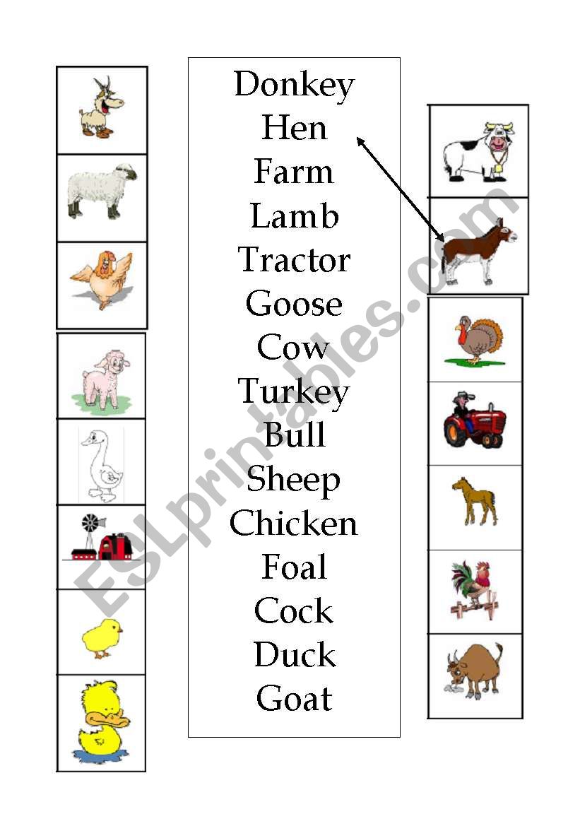 animals draw line worksheet