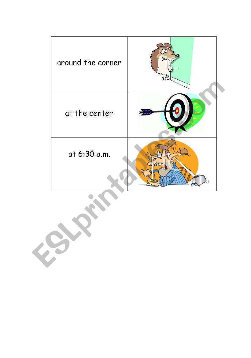 prepositions 1 out of 4 worksheet