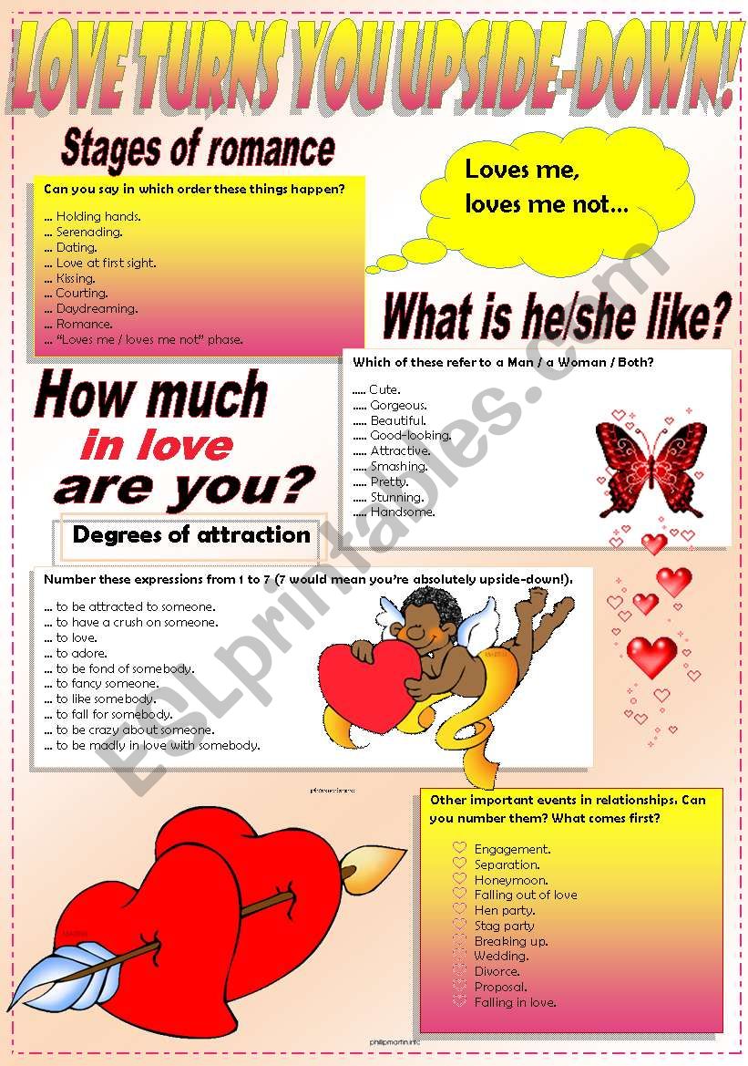 WORDS OF LOVE worksheet