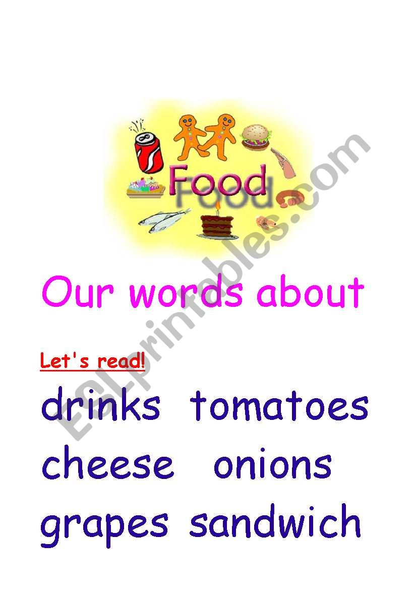 food words  worksheet