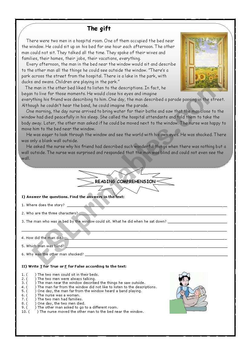 The Gift worksheet