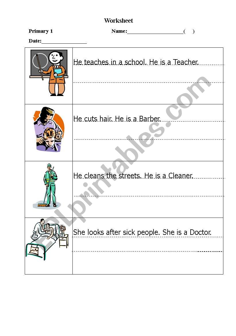 Job worksheet