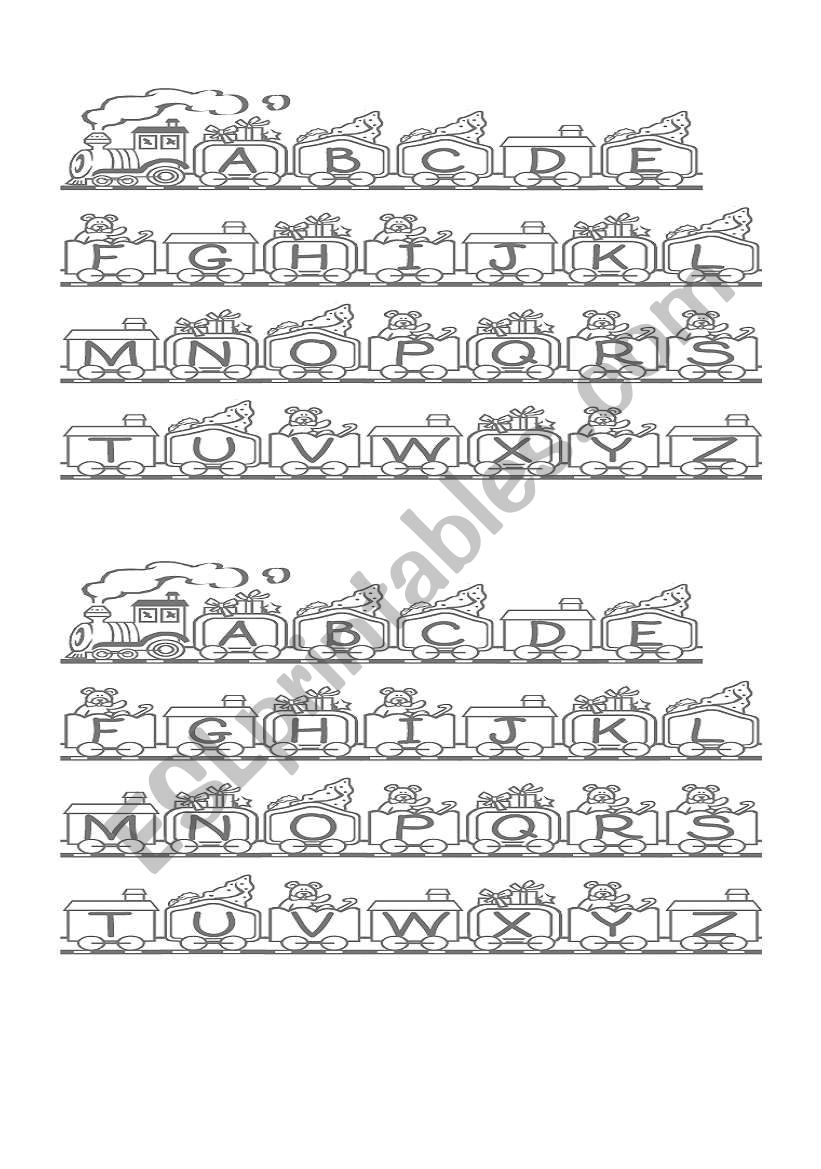 Alphabet worksheet