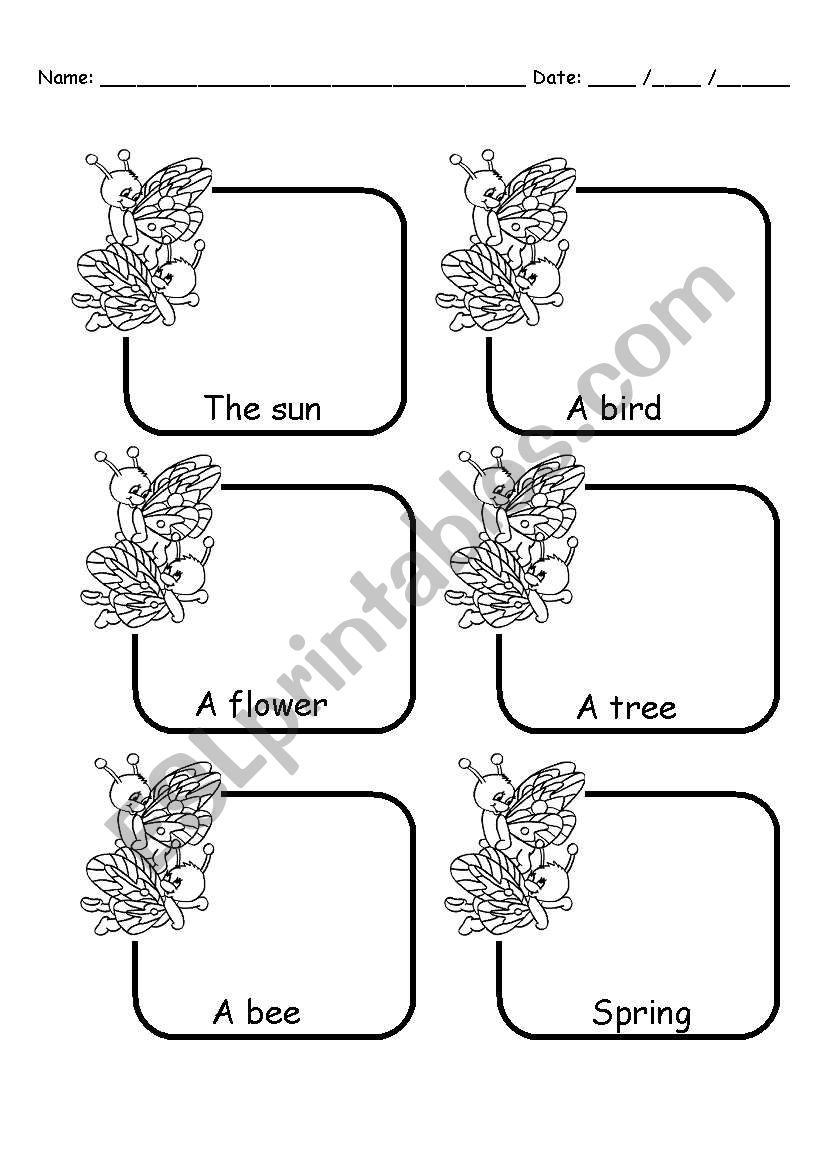 spring worksheet