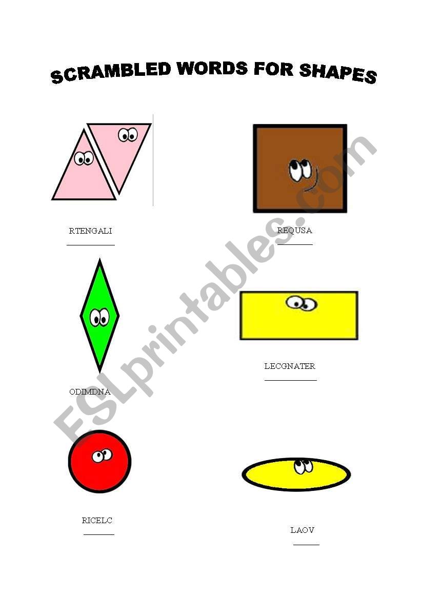 Shapes for Verbal/Linguistic Intelligence
