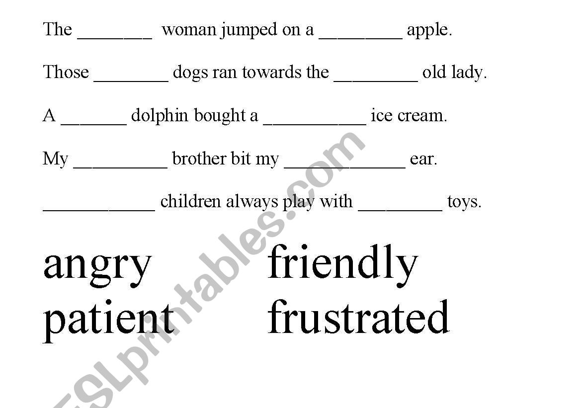 Antonyms and sentences to explain the antonyms